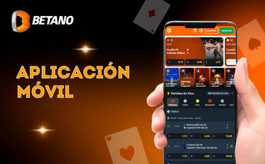 Descarga la aplicación móvil de Betano Chile